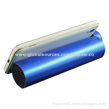 2014 Portable Micro Speaker Box with Power Bank and Phone Stand for Smartphones